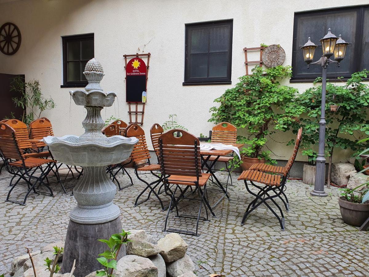 Hotel Zur Goldenen Sonne Quedlinburg Eksteriør bilde